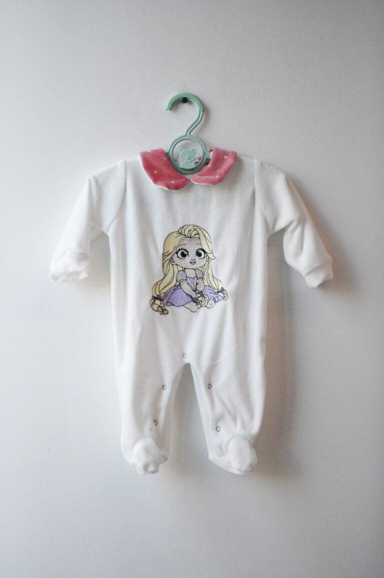 Tutina in ciniglia Rapunzel  baby